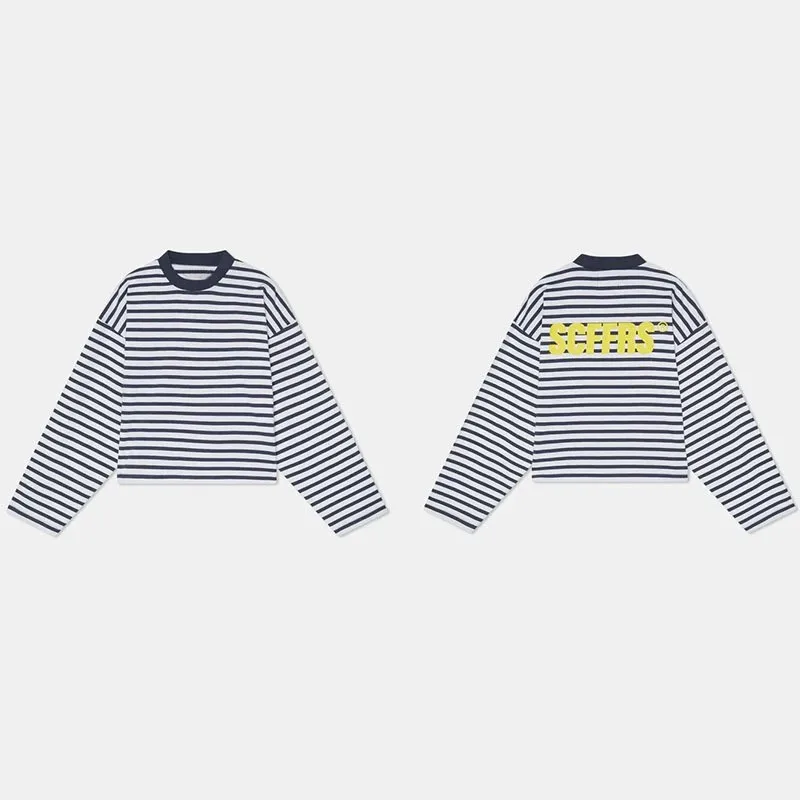 Unisex long sleeved T-shirt wi - đánh giá và giá Street Fashion Y2K
