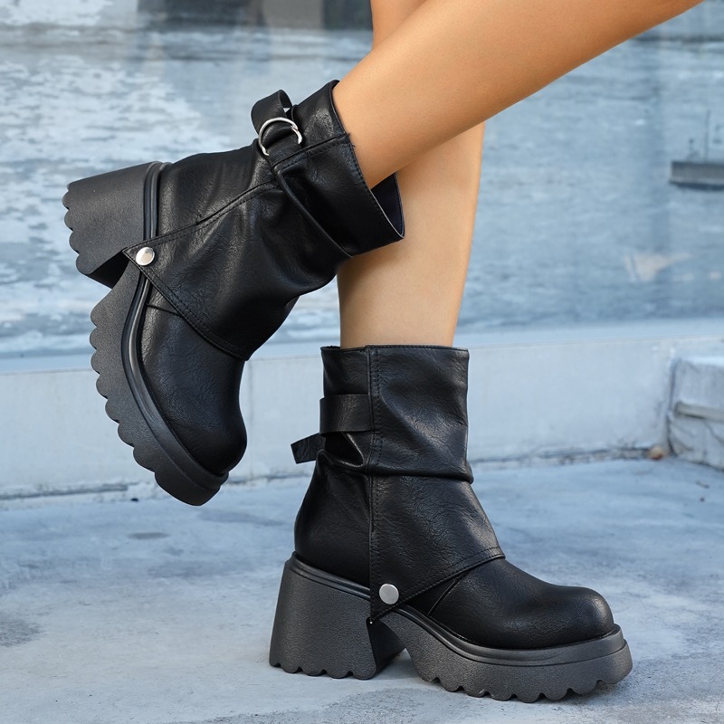Y2K Streetwear Women Ankle Boo - đánh giá và giá Street Fashion Y2K